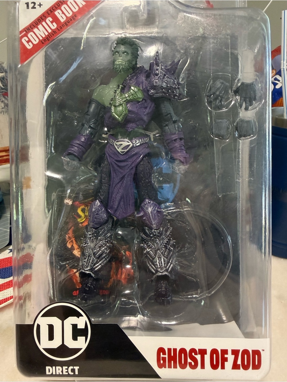 Ghost of Zod Action Figure - Purple & Green